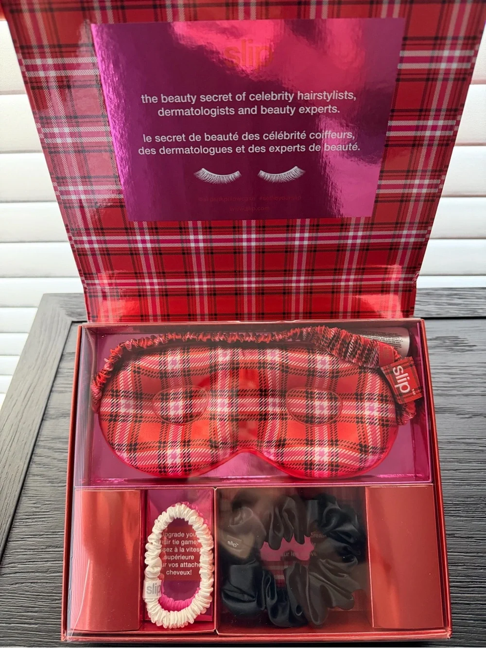 slip Brand Red Plaid Hazel Sleepover Set - BRAND NEW